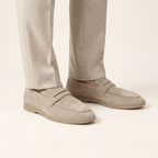 Mocassin Homme Penny Épuré Souple en Daim - image 6
