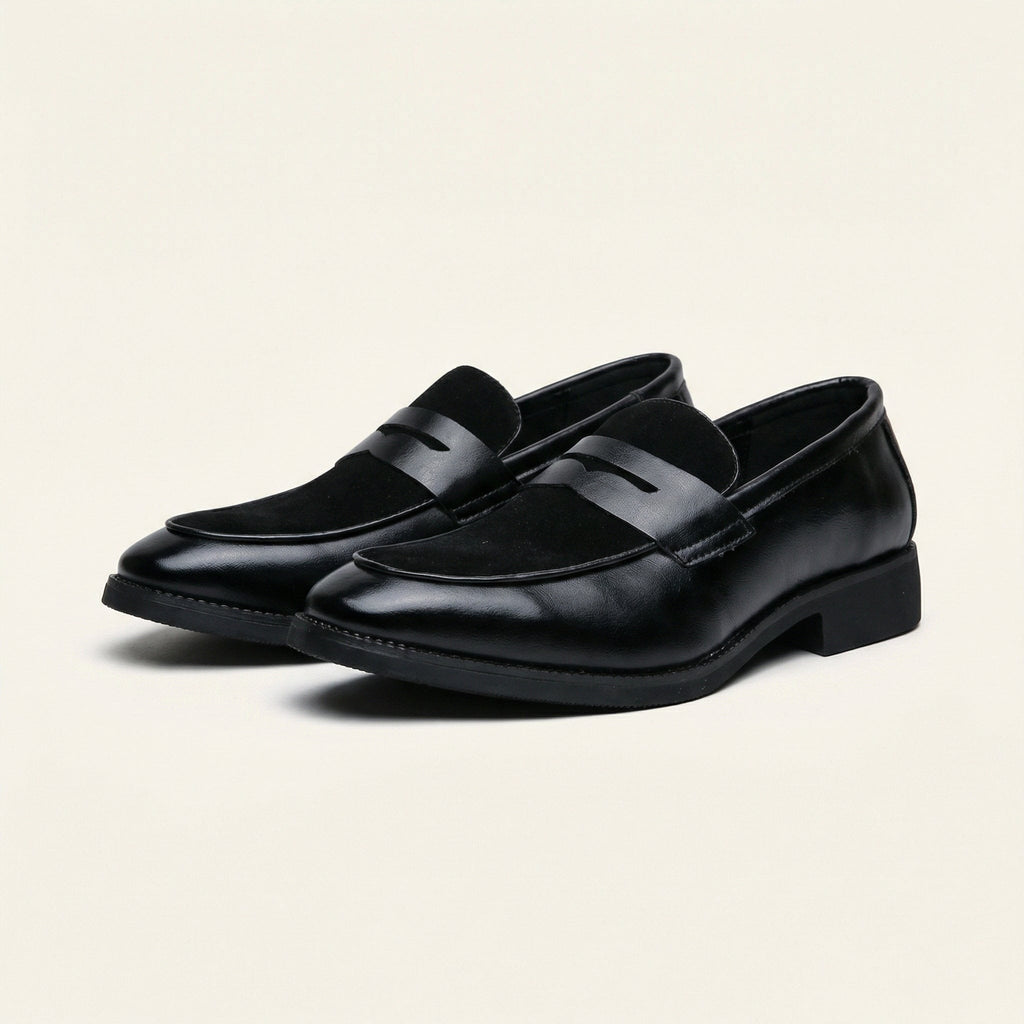 Mocassin Homme Penny Loafer avec Talon en Cuir Velours - image 7
