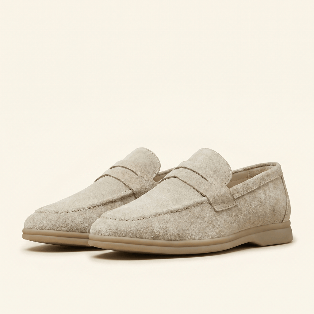Mocassin Homme Penny Loafer Casual en Suédé - image 2