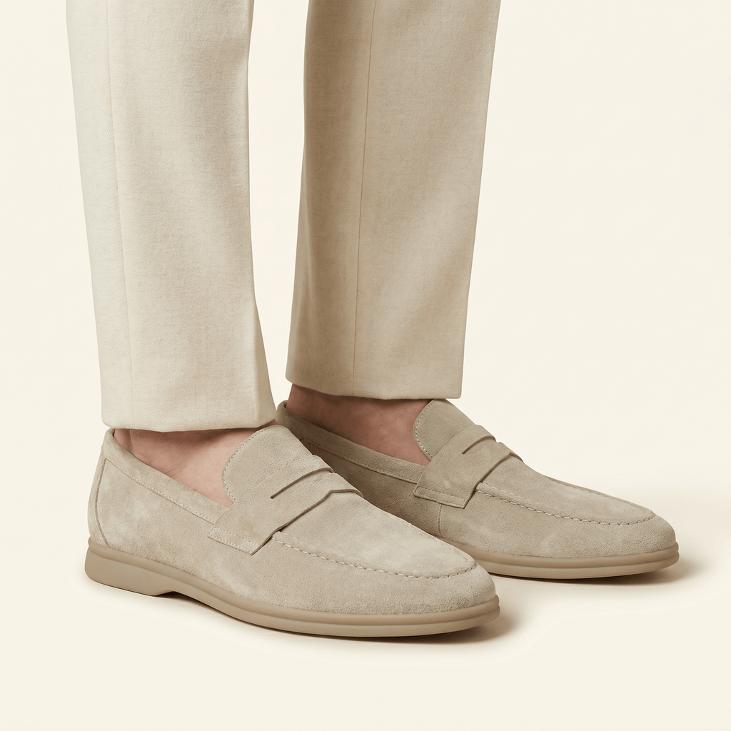 Mocassin Homme Penny Loafer Casual en Suédé - image 3