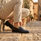 Mocassin Homme Penny Loafer Classique en Cuir Lisse Noir - image 5