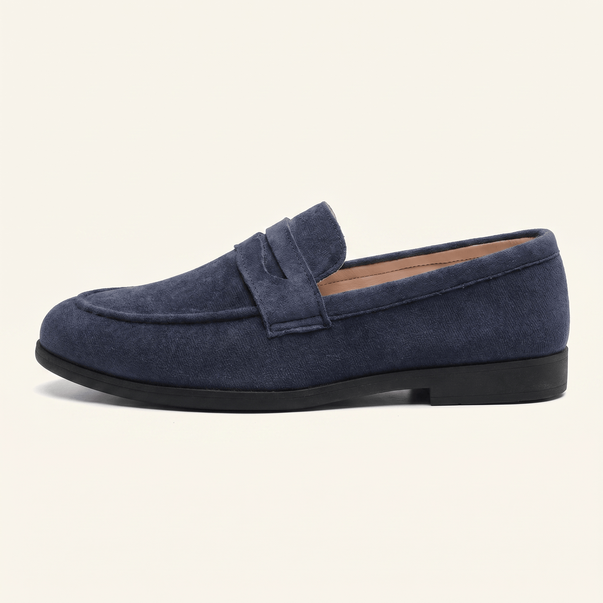 Mocassin Homme Penny Loafer Classique en Daim - image 1