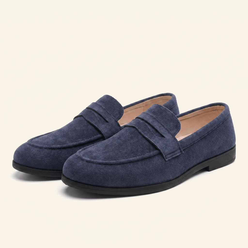 Mocassin Homme Penny Loafer Classique en Daim - image 2