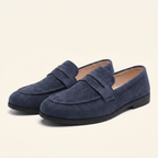 Mocassin Homme Penny Loafer Classique en Daim - image 2