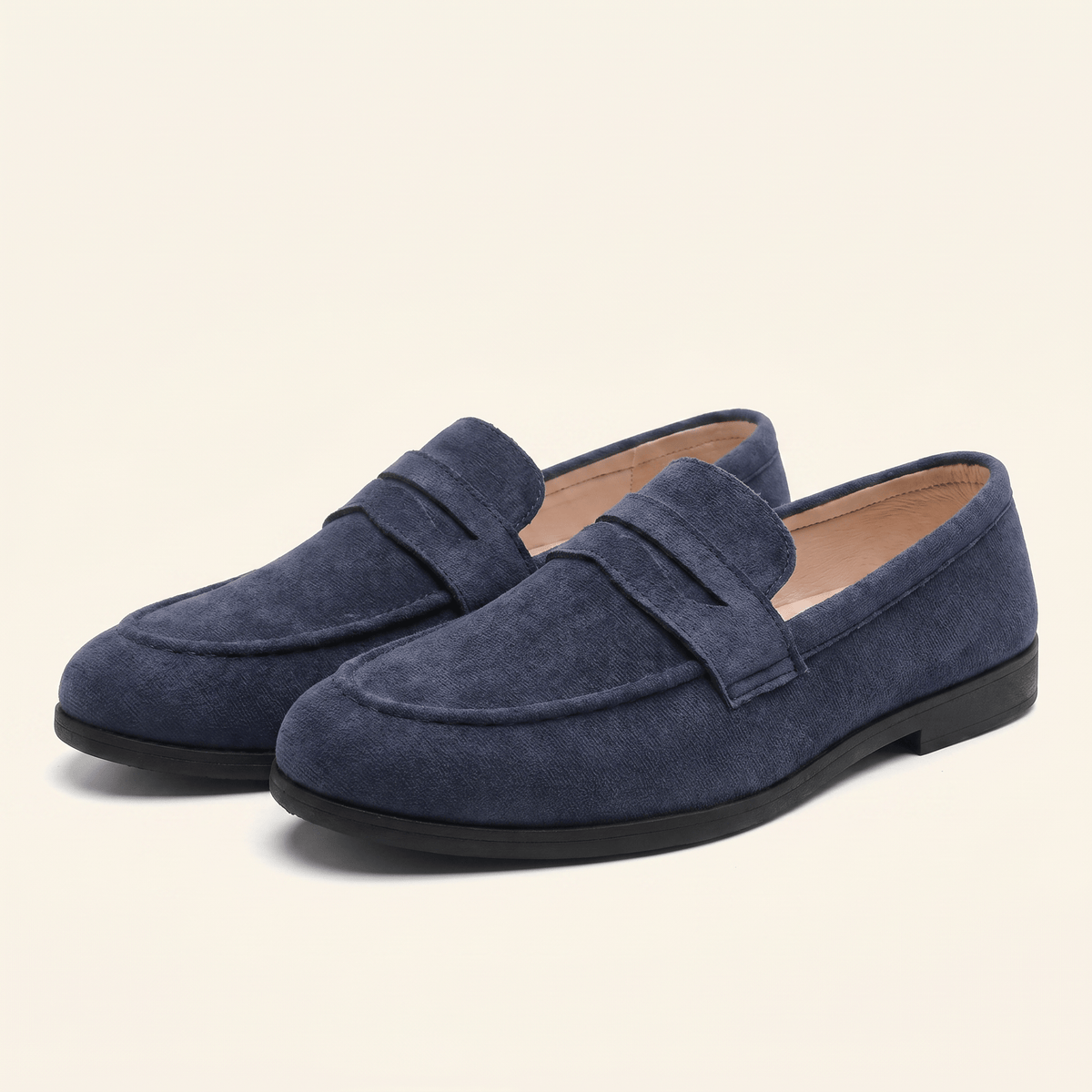 Mocassin Homme Penny Loafer Classique en Daim - image 2