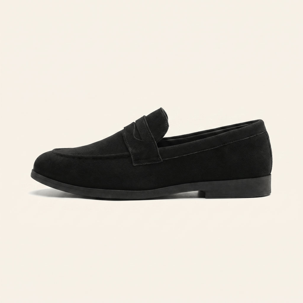 Mocassin Homme Penny Loafer Classique en Daim - image 4