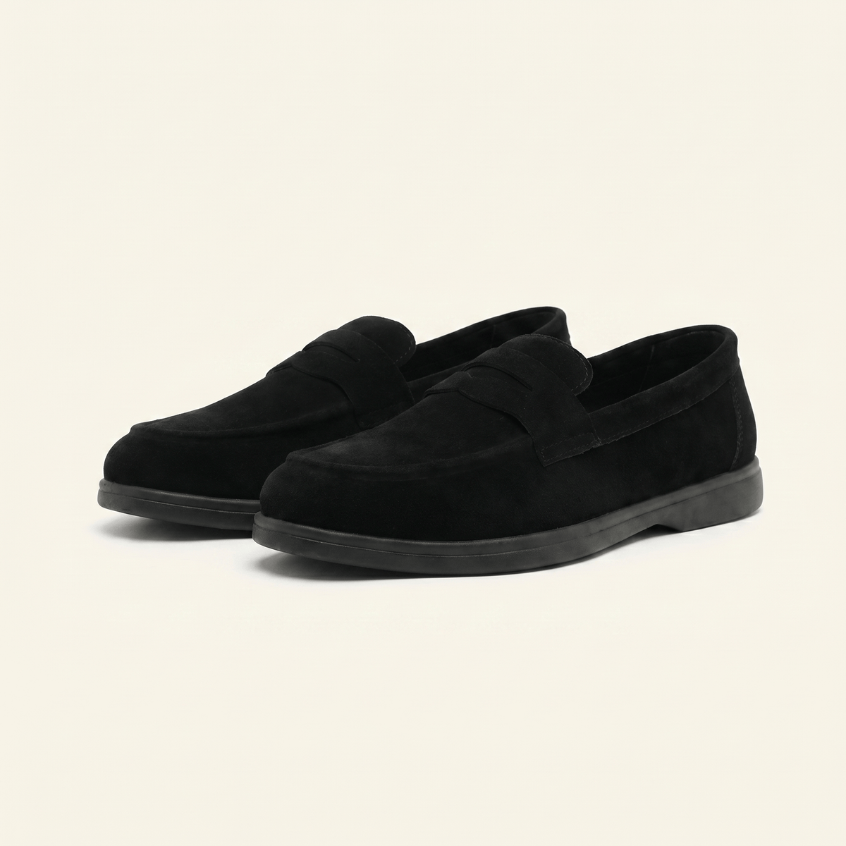 Mocassin Homme Penny Loafer Classique Souple en Velours - image 2