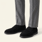 Mocassin Homme Penny Loafer Classique Souple en Velours - image 3