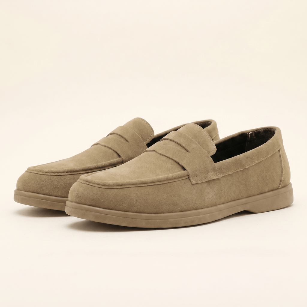Mocassin Homme Penny Loafer Classique Souple en Velours - image 5