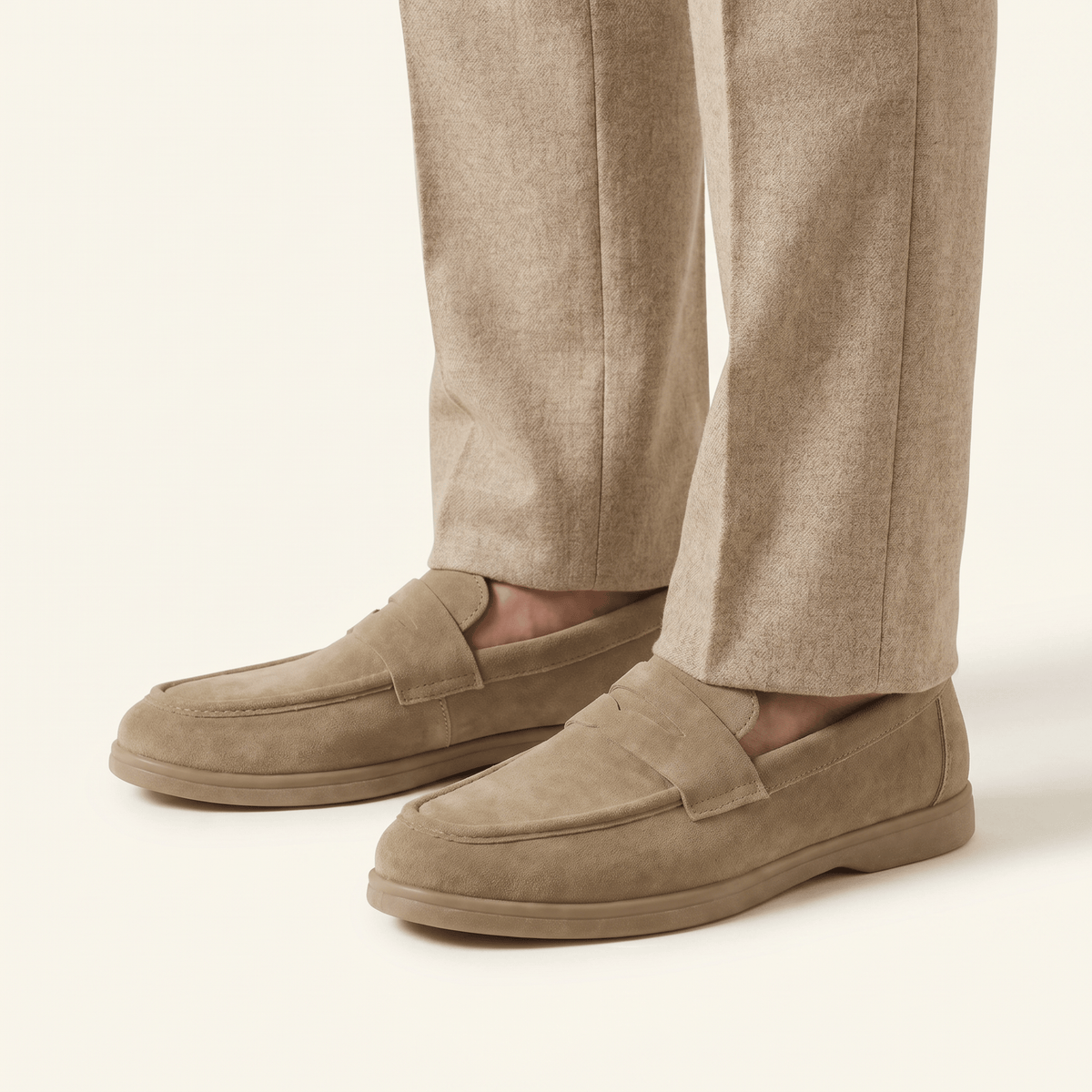 Mocassin Homme Penny Loafer Classique Souple en Velours - image 6