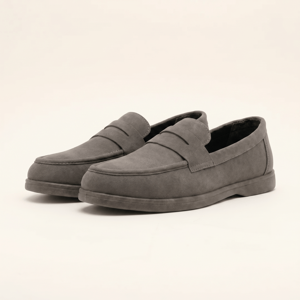 Mocassin Homme Penny Loafer Classique Souple en Velours - image 8