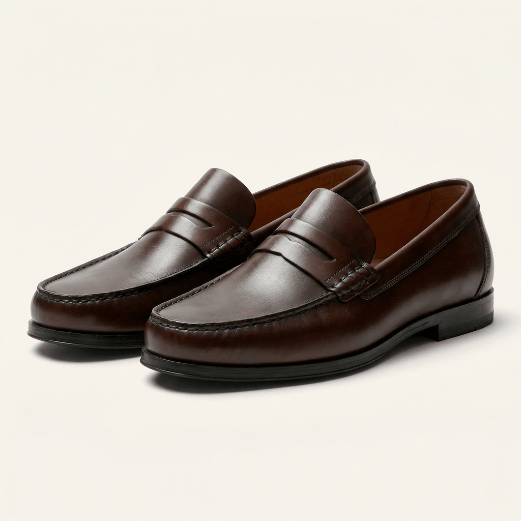 Mocassin Homme Penny Loafer en Cuir - image 9