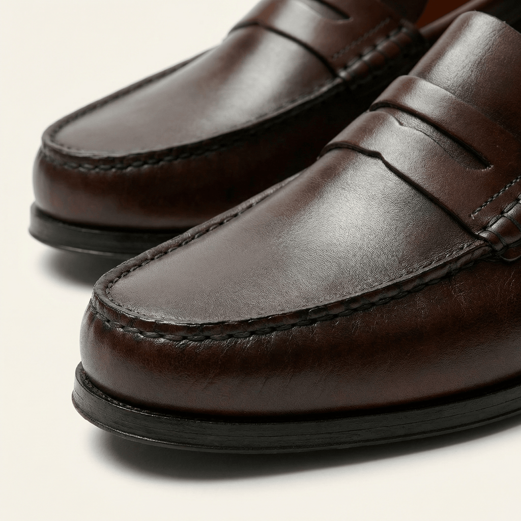 Mocassin Homme Penny Loafer en Cuir - image 10