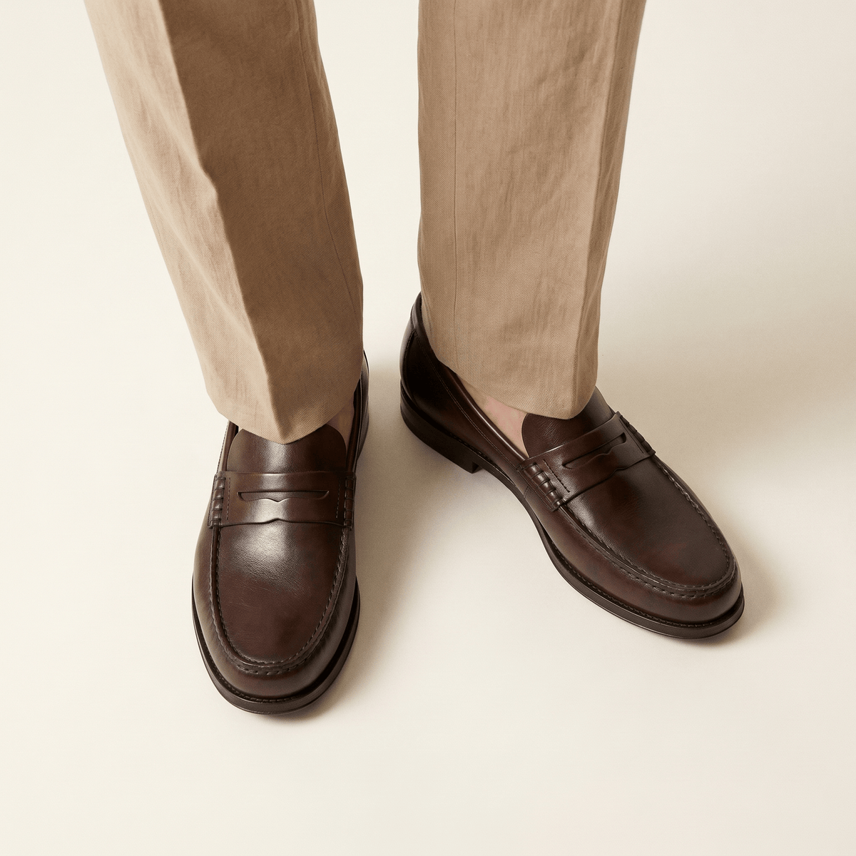 Mocassin Homme Penny Loafer en Cuir - image 13