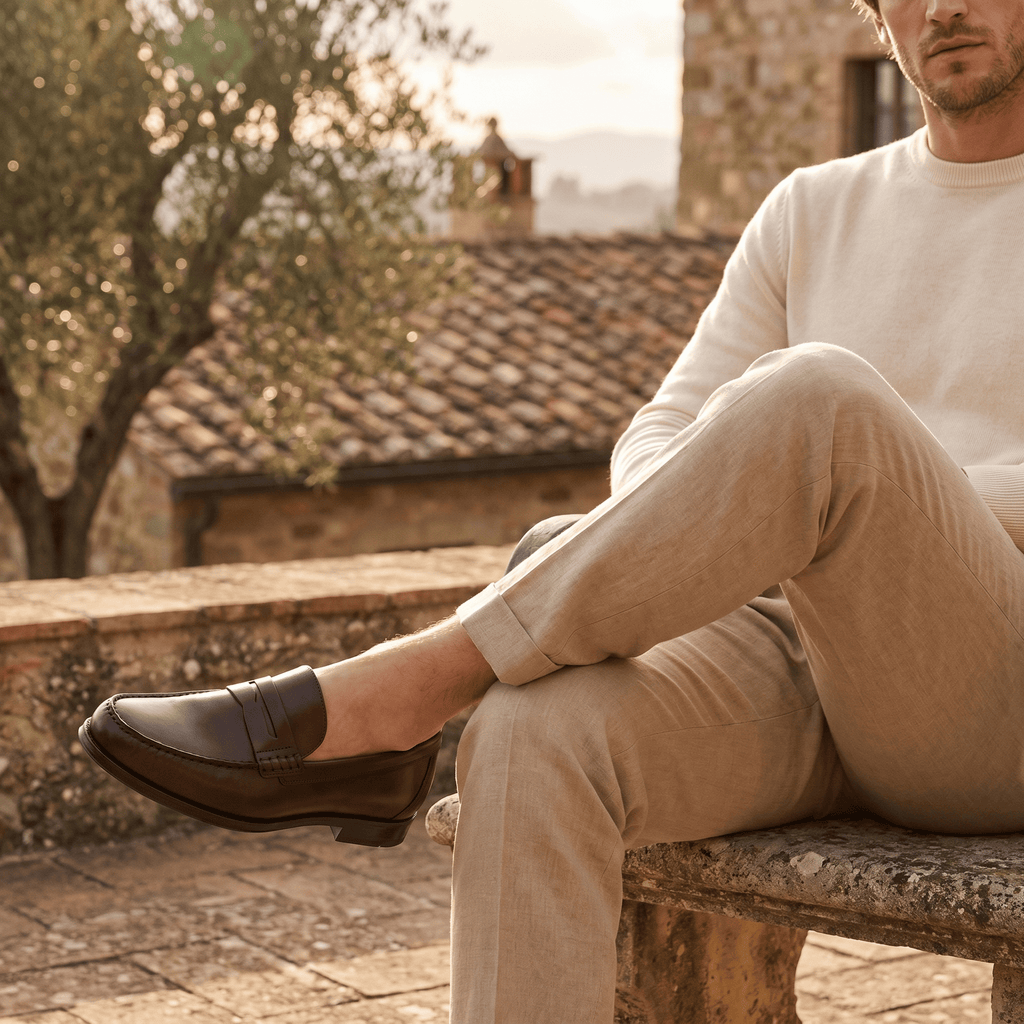 Mocassin Homme Penny Loafer en Cuir - image 14