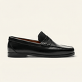 Mocassin Homme Penny Loafer en Cuir - Noir