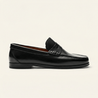 Mocassin Homme Penny Loafer en Cuir - Noir