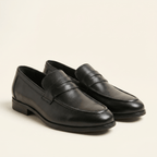 Mocassin Homme Penny Loafer Habillé en Cuir Lisse - image 2