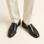 Mocassin Homme Penny Loafer Habillé en Cuir Lisse - image 4