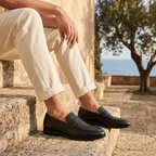 Mocassin Homme Penny Loafer Habillé en Cuir Lisse - image 5