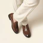 Mocassin Homme Penny Loafer Habillé en Cuir Lisse - image 9
