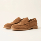 Mocassin Homme Penny Loafer Habillé en Daim - image 2