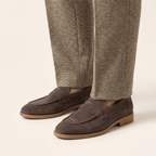 Mocassin Homme Penny Loafer Habillé en Daim - image 6