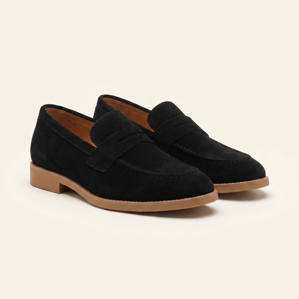 Mocassin Homme Penny Loafer Habillé en Daim - image 8