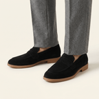 Mocassin Homme Penny Loafer Habillé en Daim - image 9