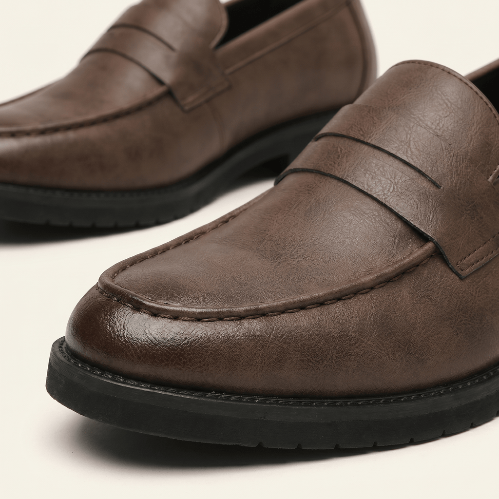 Mocassin Homme Penny Loafer Semelle Structurée - image 8