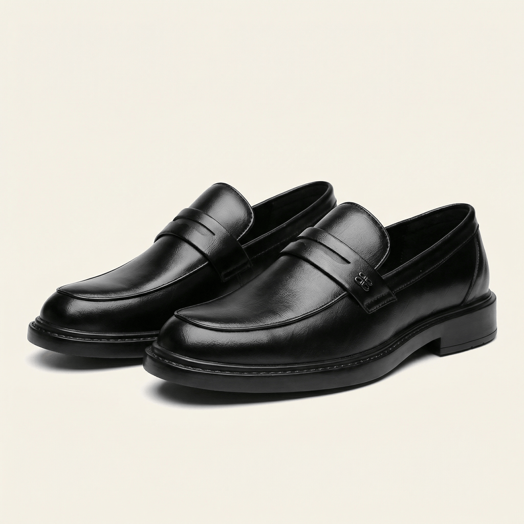 Mocassin Penny Classique en Cuir - image 2