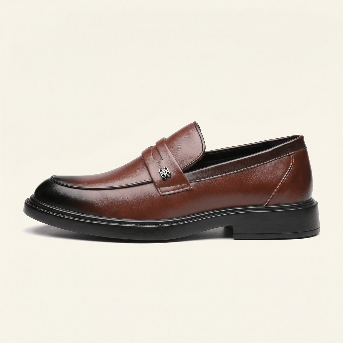 Mocassin Penny Classique en Cuir - Marron