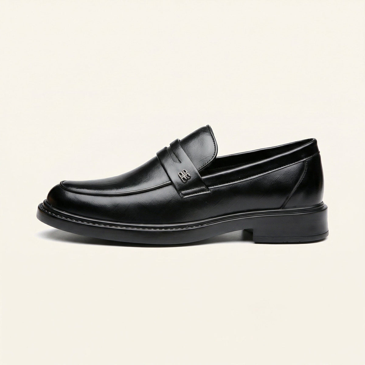 Mocassin Penny Classique en Cuir - Noir