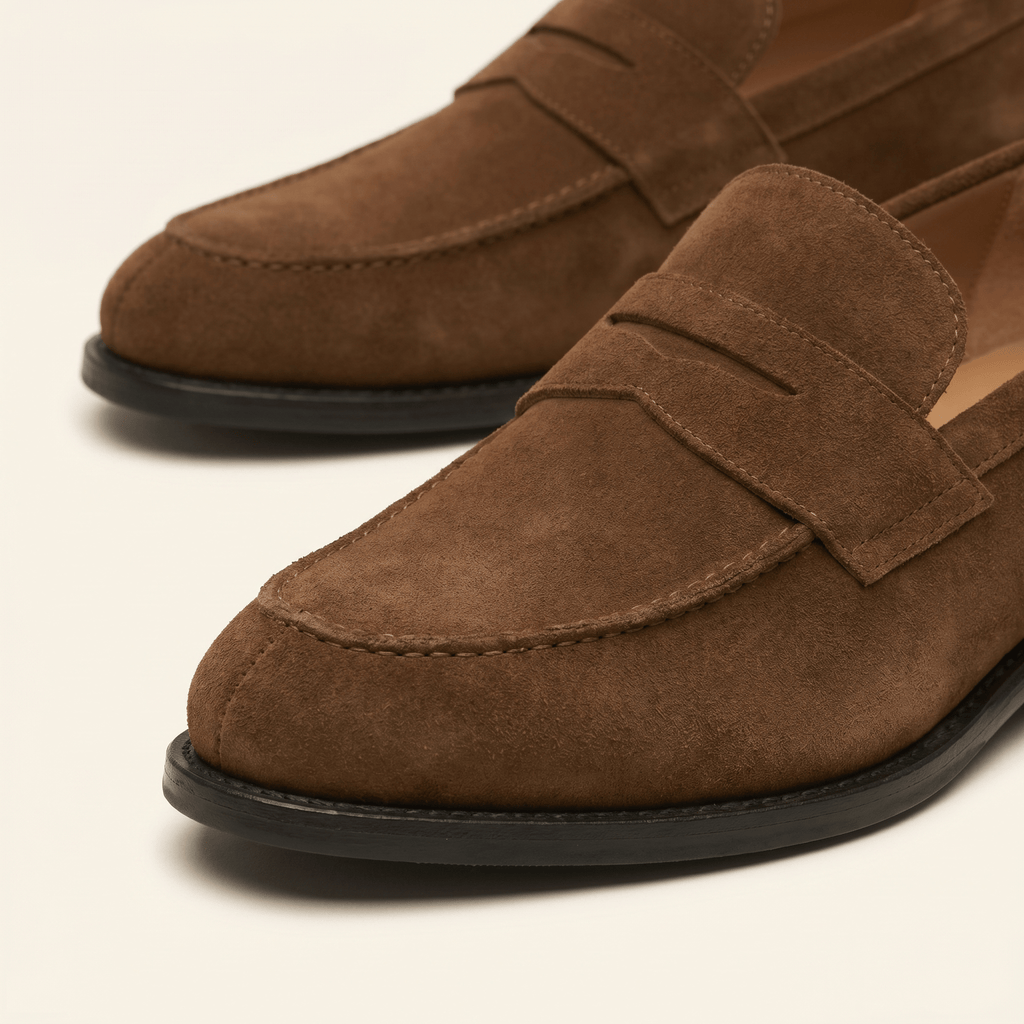 Mocassin Penny Loafer en Cuir Suédé - image 3