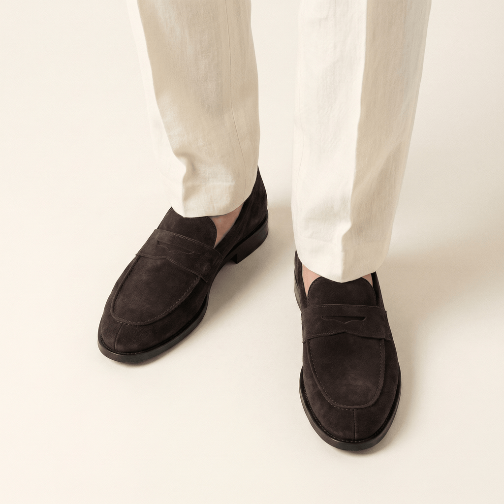 Mocassin Penny Loafer en Cuir Suédé - image 9