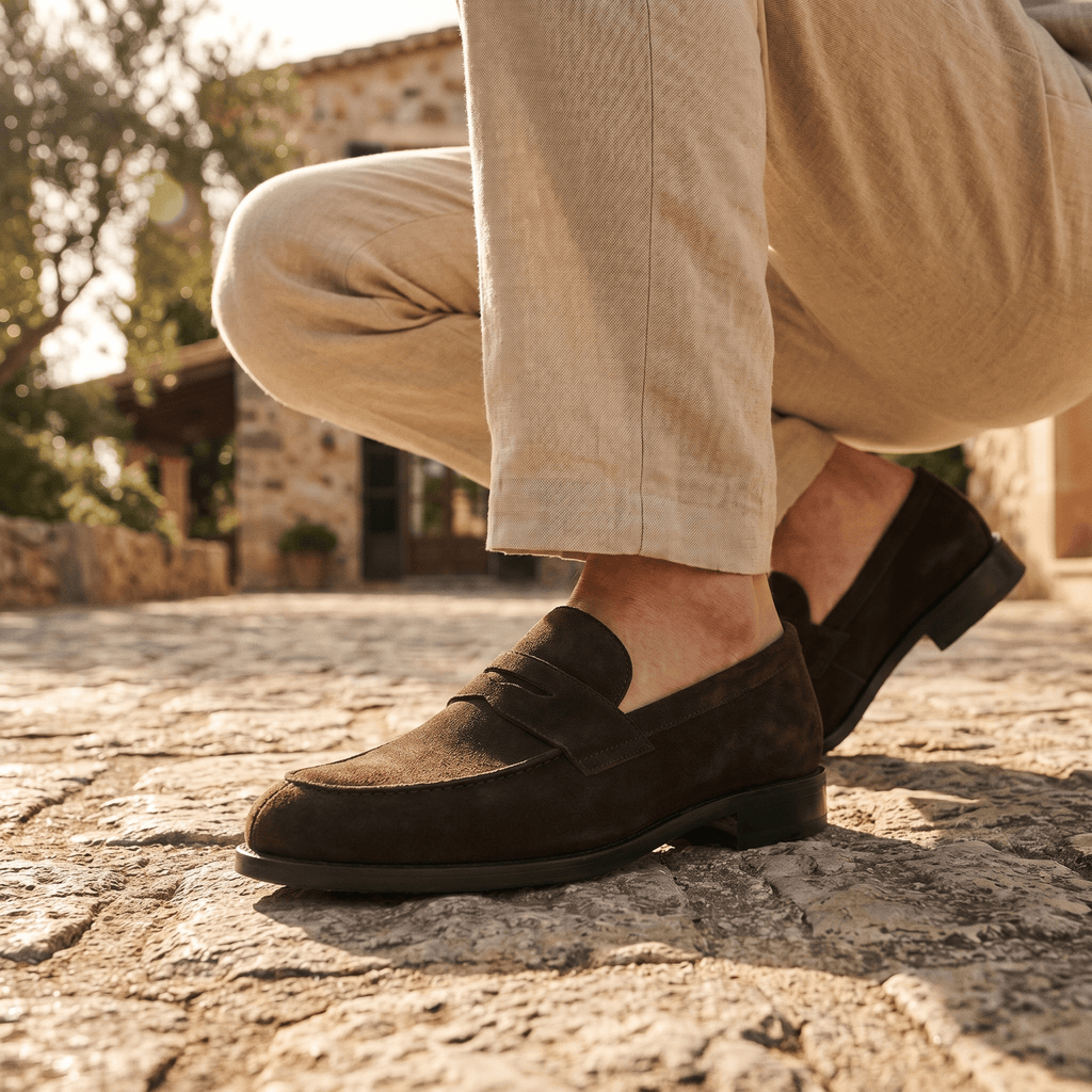 Mocassin Penny Loafer en Cuir Suédé - image 10