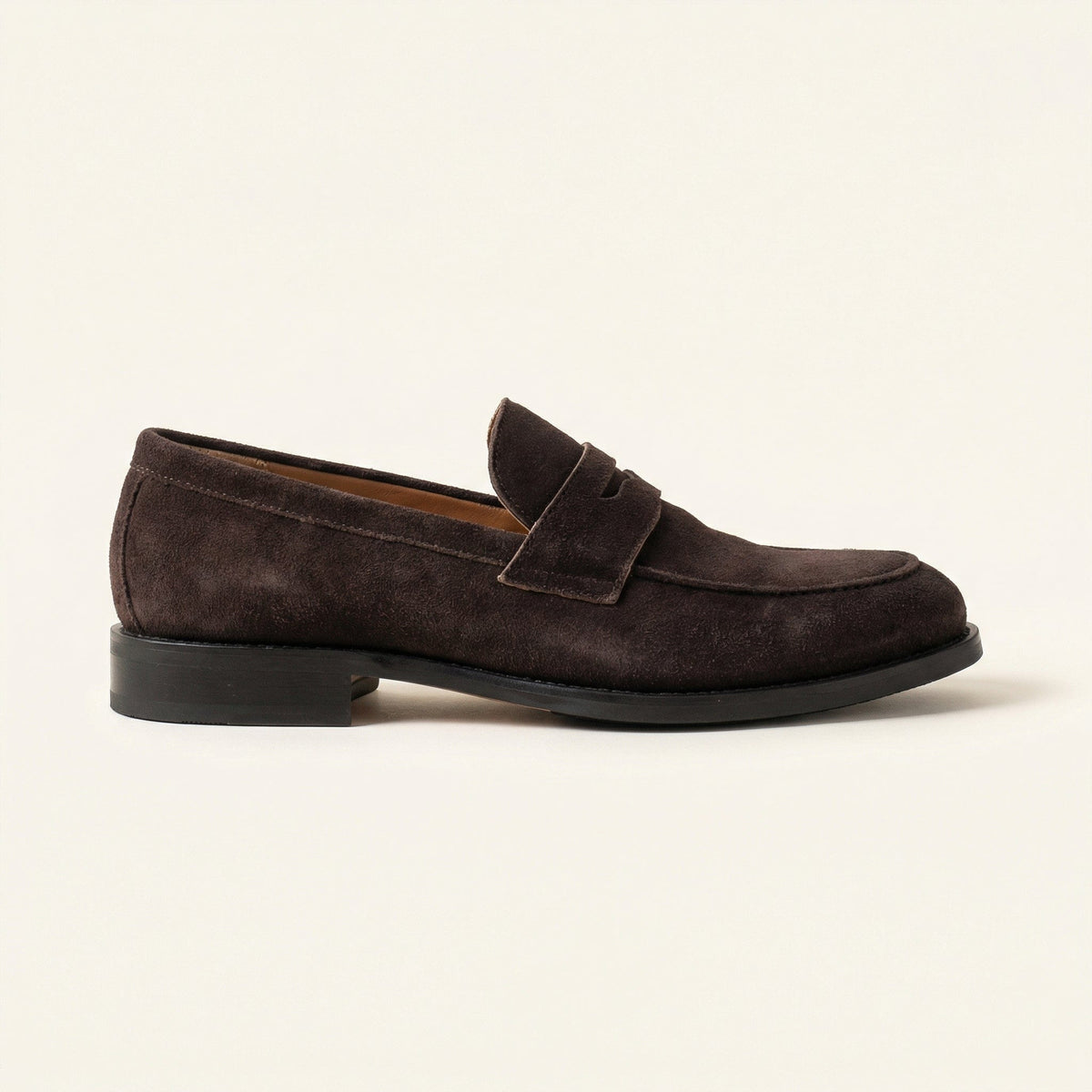 Mocassin Penny Loafer en Cuir Suédé - Brun