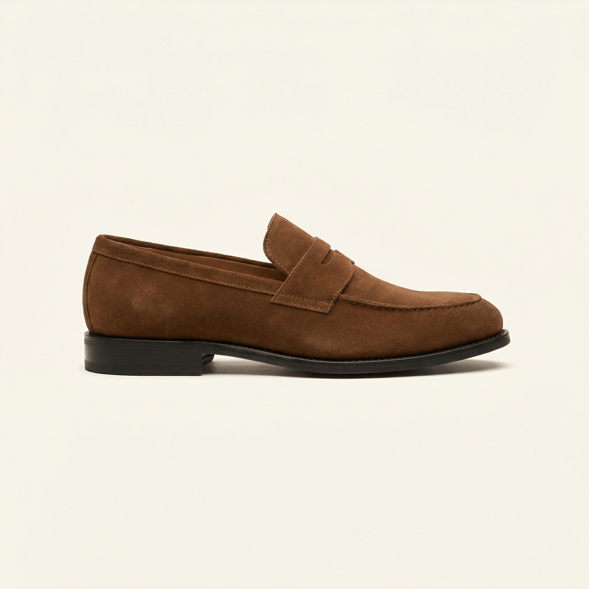 Mocassin Penny Loafer en Cuir Suédé - Marron