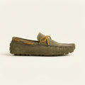 Mocassin Style Driver à Lacet Décoratif - Olive