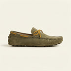 Mocassin Style Driver à Lacet Décoratif - Olive