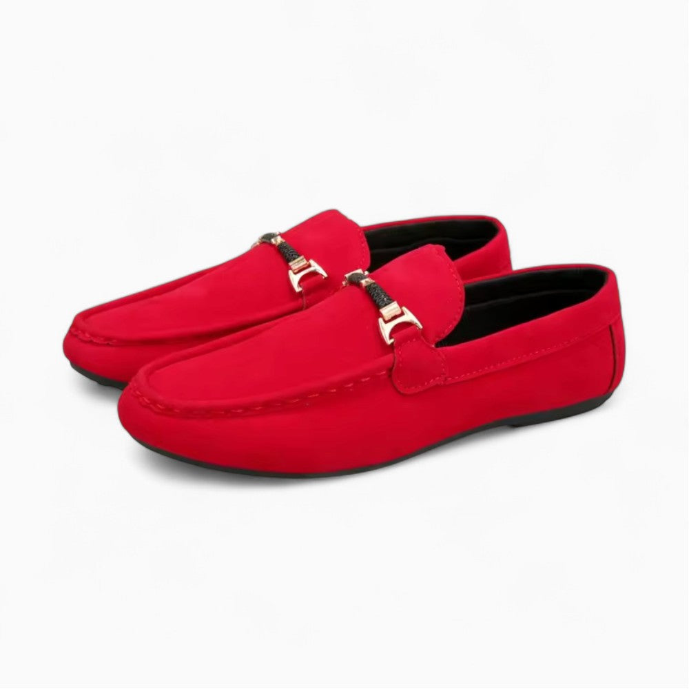 Mocassins À Boucle En Daim Pour Hommes - image 2