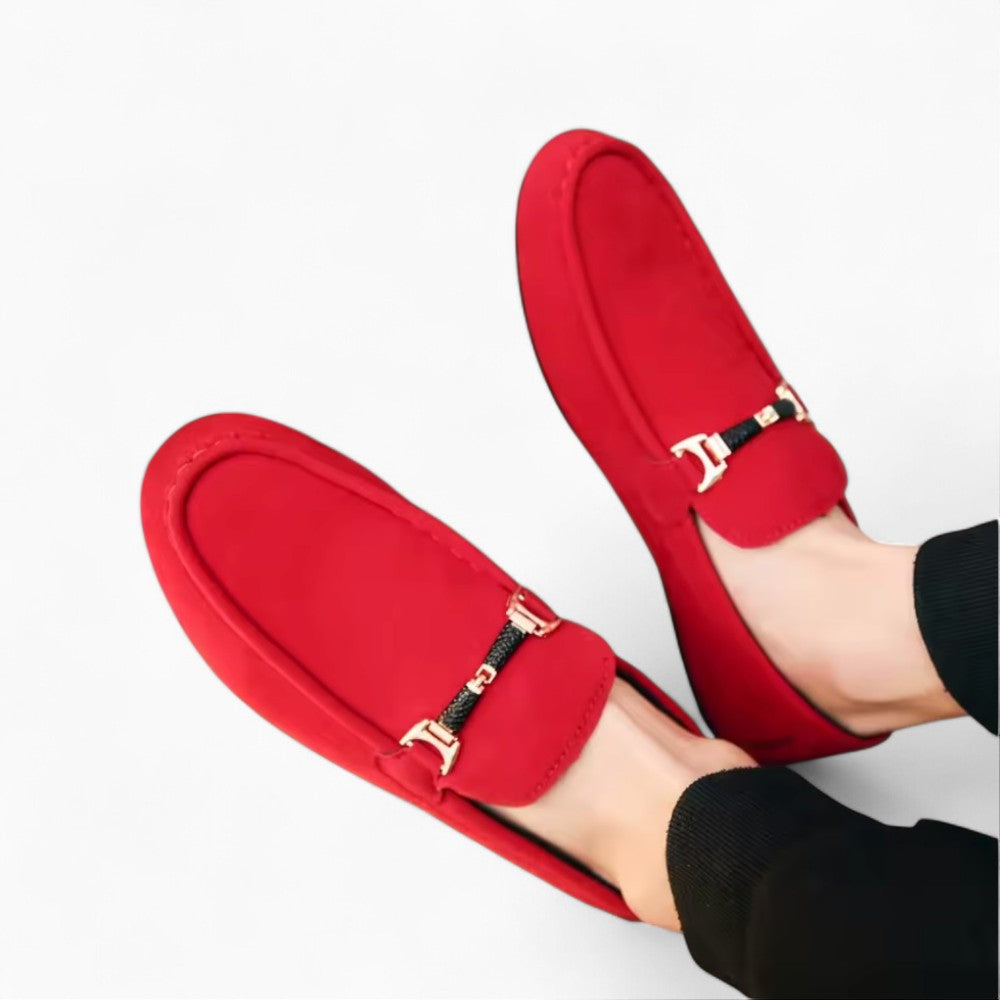 Mocassins À Boucle En Daim Pour Hommes - image 4