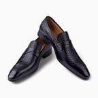 Mocassins À Bout Pointu En Cuir Véritable Pour Homme - image 2