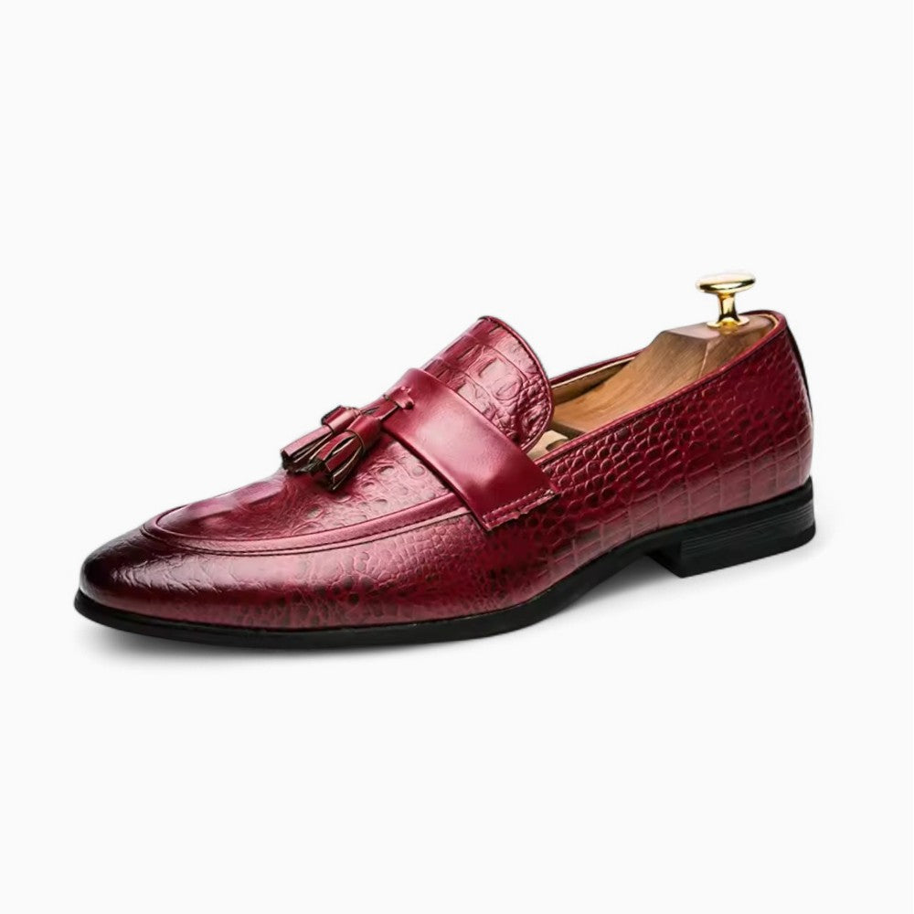 Mocassins À Gland Avec Effet Croco Pour Hommes - image 1