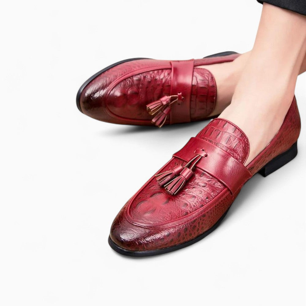 Mocassins À Gland Avec Effet Croco Pour Hommes - image 4