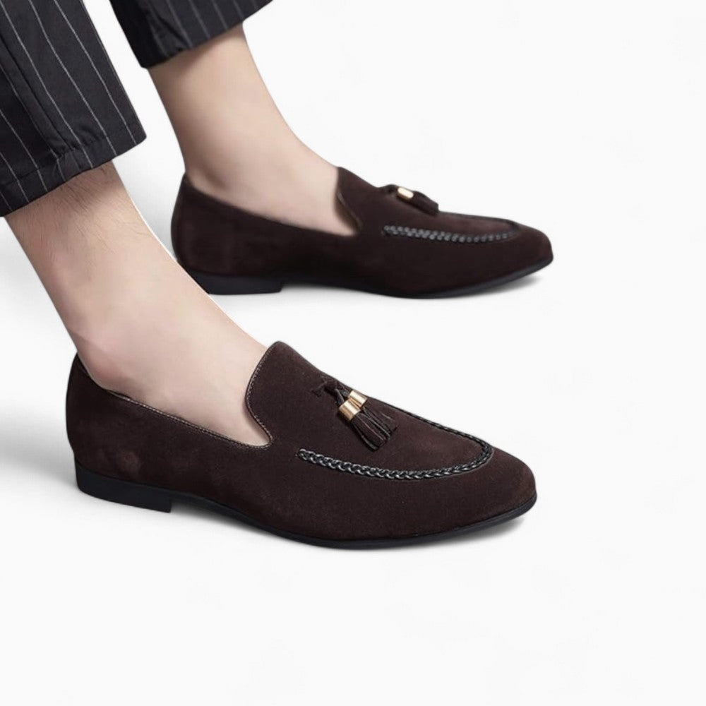 Mocassins à gland effet daim en PU pour hommes - image 3