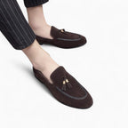 Mocassins à gland effet daim en PU pour hommes - image 4
