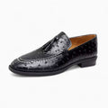Mocassins À Gland Ornés De Détails Élégants Pour Hommes - Noir