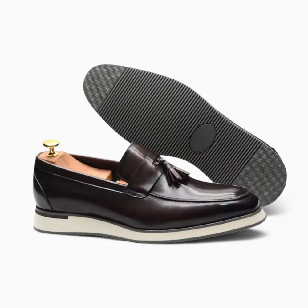 Mocassins À Glands Classiques En Cuir Lisse - image 3