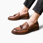 Mocassins À Glands Effet Cuir Crocodile - image 4